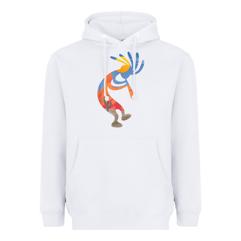 Dancing Kokopelli Southwestern Usa Native American Symbol T Shirt Heavyweight Hoodie by linhVisuals | Teevron