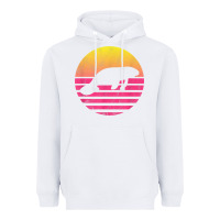 White classic manatee gift t shirt Heavyweight Hoodie - linhVisuals