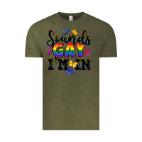 Vintage Olive sounds gay im in Vintage Tee - FaDigitalArtStudio