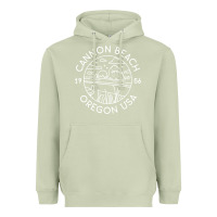 Matcha cannon beach 1956 oregon clatsop sweatshirt Heavyweight Hoodie - linhVisuals