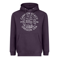 Plum cannon beach 1956 oregon clatsop sweatshirt Heavyweight Hoodie - linhVisuals