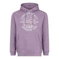 Lavender cannon beach 1956 oregon clatsop sweatshirt Heavyweight Hoodie - linhVisuals