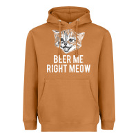 Meerkat beer me right meow Heavyweight Hoodie - linhVisuals