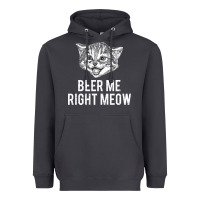 Smoke beer me right meow Heavyweight Hoodie - linhVisuals