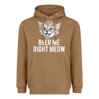 Toasted Coconut beer me right meow Heavyweight Hoodie - linhVisuals