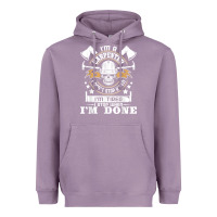 Lavender i'm a carpenter i don't stop   funny carpentry woodworking t shirt Heavyweight Hoodie - linhVisuals
