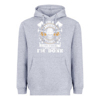 Heather Grey i'm a carpenter i don't stop   funny carpentry woodworking t shirt Heavyweight Hoodie - linhVisuals