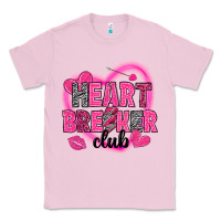 Bubblegum Pink Heart breaker club Valentine's Day Classic Tee - HowdyJamesFarm
