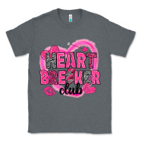 Charcoal Heather Heart breaker club Valentine's Day Classic Tee - HowdyJamesFarm