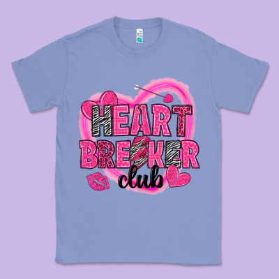 Heart Breaker Club Valentine's Day Classic Tee Designed By Howdyjamesfarm