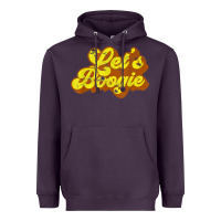 Plum lets boogie shirt vintage dancing 1980s disco themed party t shirt Heavyweight Hoodie - linhVisuals