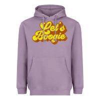 Lavender lets boogie shirt vintage dancing 1980s disco themed party t shirt Heavyweight Hoodie - linhVisuals