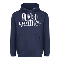 Navy gumbo weather season in louisiana acadiana cajun lifestyle sweatshirt Heavyweight Hoodie - linhVisuals