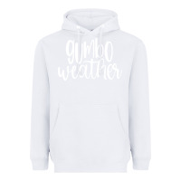 White gumbo weather season in louisiana acadiana cajun lifestyle sweatshirt Heavyweight Hoodie - linhVisuals