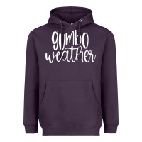 Plum gumbo weather season in louisiana acadiana cajun lifestyle sweatshirt Heavyweight Hoodie - linhVisuals