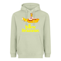 Matcha Yellow Submarine Heavyweight Hoodie - linhVisuals