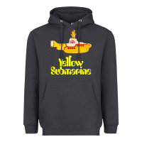 Smoke Yellow Submarine Heavyweight Hoodie - linhVisuals