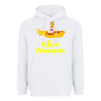 White Yellow Submarine Heavyweight Hoodie - linhVisuals