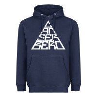 Navy Canserbero Heavyweight Hoodie - linhVisuals