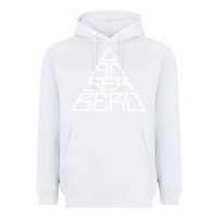 White Canserbero Heavyweight Hoodie - linhVisuals