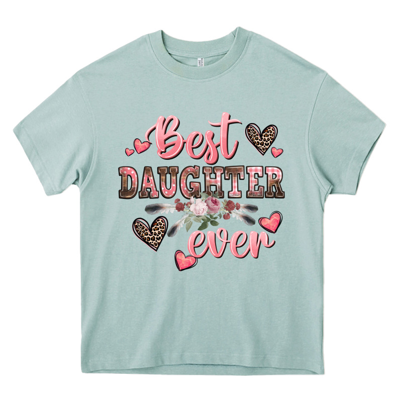 Best Daughter Ever Mother's Day Heavy Core Tee by CowGirlArtShop | Teevron