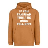 Meerkat if you can read this the dude fell off funny biker moto gift t shirt Heavyweight Hoodie - linhVisuals