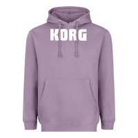 Lavender Korg Keyboard Heavyweight Hoodie - linhVisuals