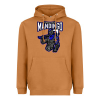 Meerkat mandingo fighter chief, liberian superhero, african ancestry premium t Heavyweight Hoodie - linhVisuals