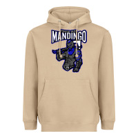 Mushroom mandingo fighter chief, liberian superhero, african ancestry premium t Heavyweight Hoodie - linhVisuals