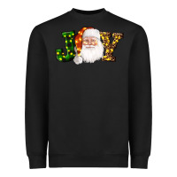 Black Christmas santa clause joy Heavyweight Sweatshirt - AdoDesignShop