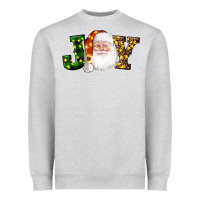 Heather Grey Christmas santa clause joy Heavyweight Sweatshirt - AdoDesignShop