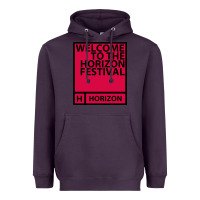 Plum Horizon Festival Heavyweight Hoodie - linhVisuals