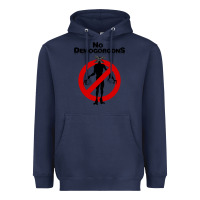 Navy stranger no demogorgons Heavyweight Hoodie - linhVisuals