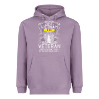 Lavender womens proud daughter of a vietnam veteran freedom isn't free v neck t Heavyweight Hoodie - linhVisuals