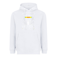 White womens proud daughter of a vietnam veteran freedom isn't free v neck t Heavyweight Hoodie - linhVisuals