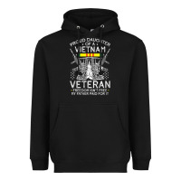 Black womens proud daughter of a vietnam veteran freedom isn't free v neck t Heavyweight Hoodie - linhVisuals