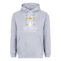 Heather Grey womens proud daughter of a vietnam veteran freedom isn't free v neck t Heavyweight Hoodie - linhVisuals