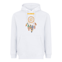 White chumash tribe native american indian vintage dream catcher t shirt Heavyweight Hoodie - linhVisuals