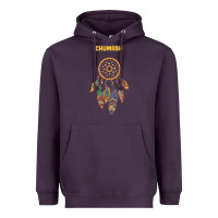 Plum chumash tribe native american indian vintage dream catcher t shirt Heavyweight Hoodie - linhVisuals
