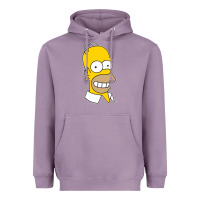Lavender the simpsons homer simpson face sweatshirt Heavyweight Hoodie - linhVisuals
