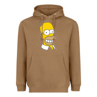 Toasted Coconut the simpsons homer simpson face sweatshirt Heavyweight Hoodie - linhVisuals