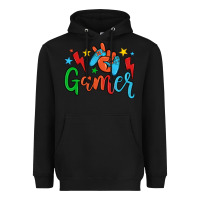 Black gamer Heavyweight Hoodie - JahusDesignShop