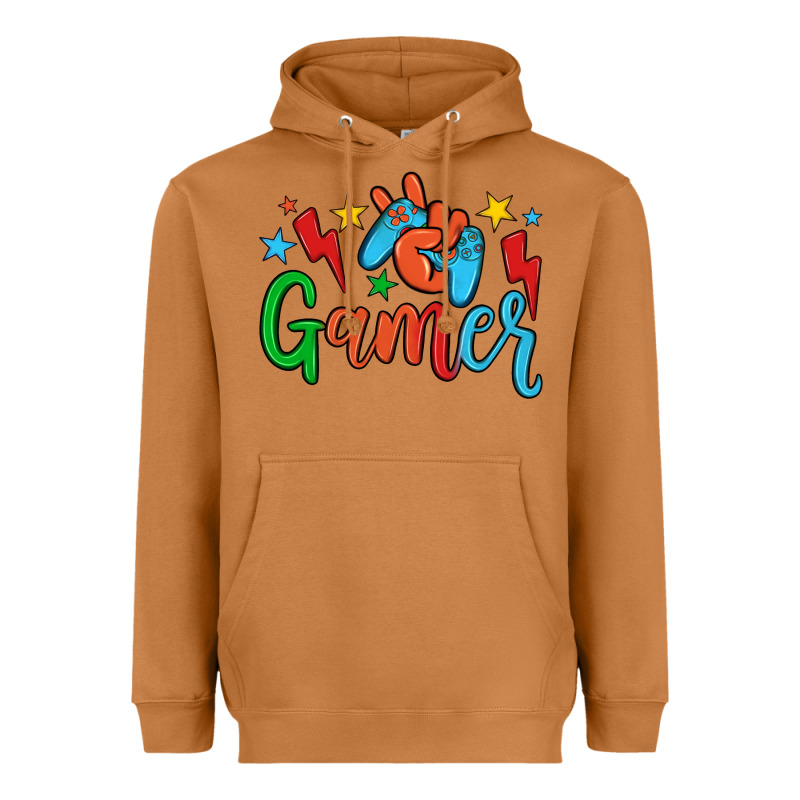 Gamer Heavyweight Hoodie by JahusDesignShop | Teevron