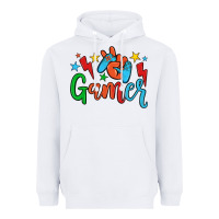 White gamer Heavyweight Hoodie - JahusDesignShop
