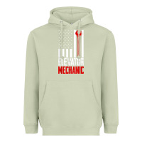 Matcha elevator mechanic american flag gift for elevator technician t shirt Heavyweight Hoodie - linhVisuals