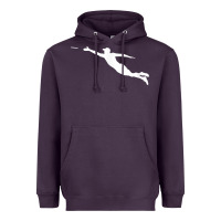 Plum ultimate frisbee layout t shirt Heavyweight Hoodie - linhVisuals