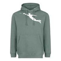 Sage ultimate frisbee layout t shirt Heavyweight Hoodie - linhVisuals