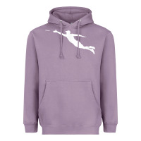 Lavender ultimate frisbee layout t shirt Heavyweight Hoodie - linhVisuals