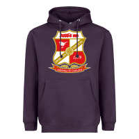 Plum the swindon Heavyweight Hoodie - linhVisuals
