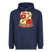 Navy the swindon Heavyweight Hoodie - linhVisuals